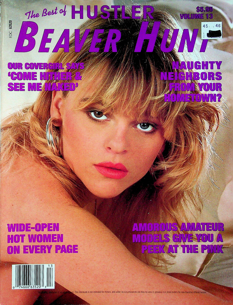 Hustler Beaver Hunt Magazine Bela Sahara & Ava Vol.13 1993 071422RP