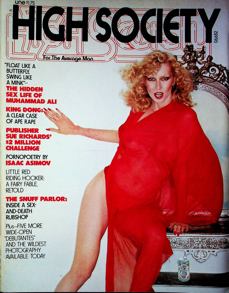 High Society Magazine Muhammad Ali & Kathy Rigby June 1976 013123RP