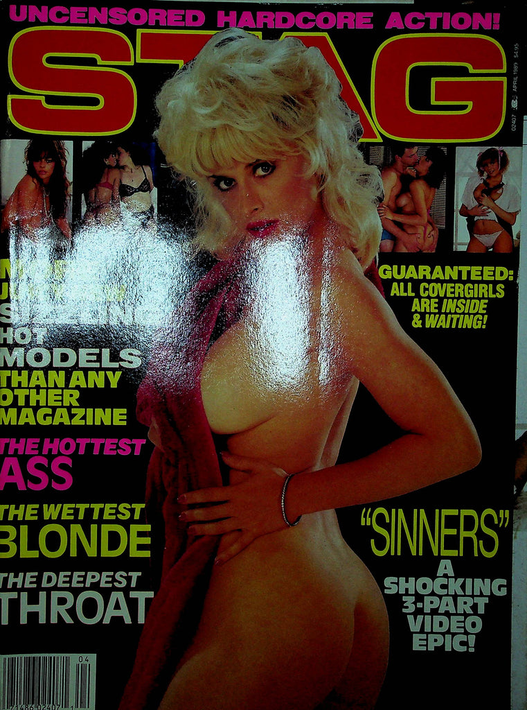 Stag Magazine Patti Yvette & Tracy April 1989 012023RP