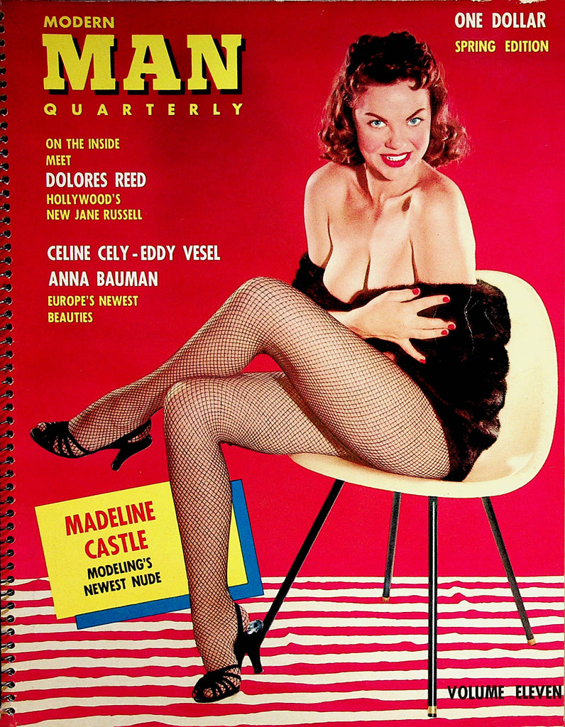 Modern Man Quarterly Magazine  Madeline Castle Newest Nude  Spring Edition  1958   071822lm-p2