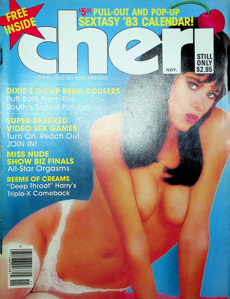Cheri Magazine Dixie & Miss Nude Show Biz November 1982 122022RP