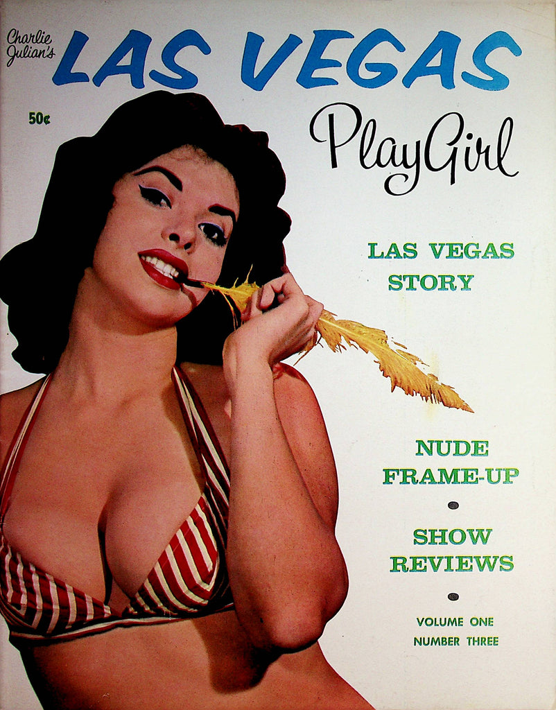 Charlie Julian's Las Vegas Playgirl Magazine  Bachelor Showgirl Bonnie Cash 1961   062222lm-p2