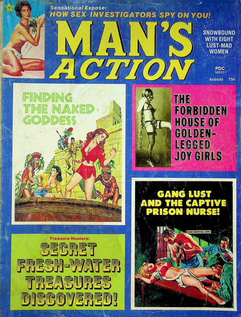 Man's Action Magazine Expedition To Hell August 1976  081822RP