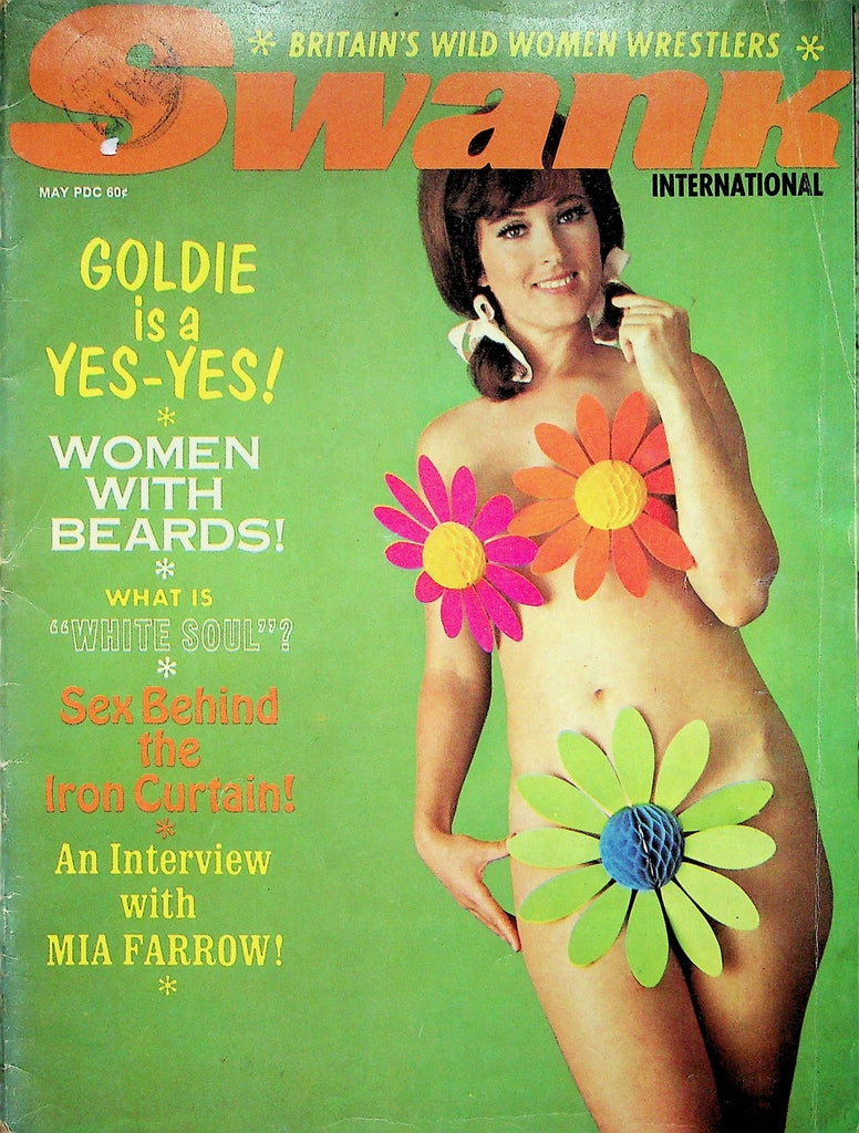Swank Magazine Goldie & Mia Farrow May 1969 060122RP
