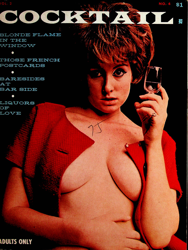 Cocktail Busty Magazine  Baresides At Bar Side  vol.2 #4  1962  062822lm-p