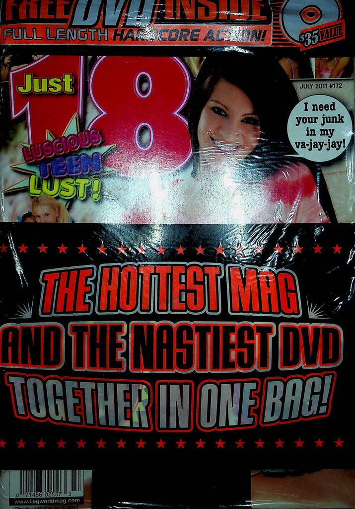 Just 18 Magazine July 2011 #172  W/DVD 112822RP3