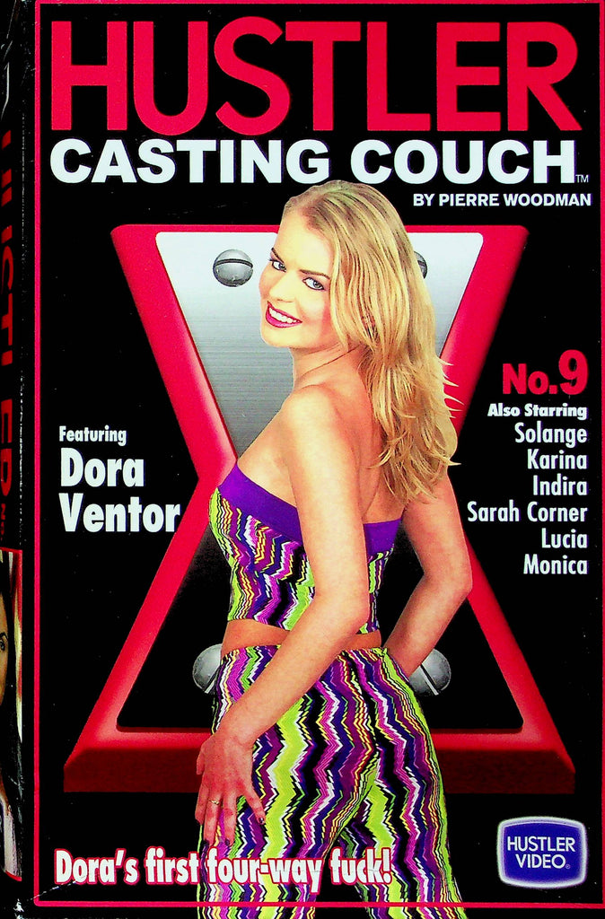 Adult VHS Movie Hustler Video Casting Couch No.9 Ft. Dora Ventor & Solange 2005 By LFP Video Group 032223RPVHS2