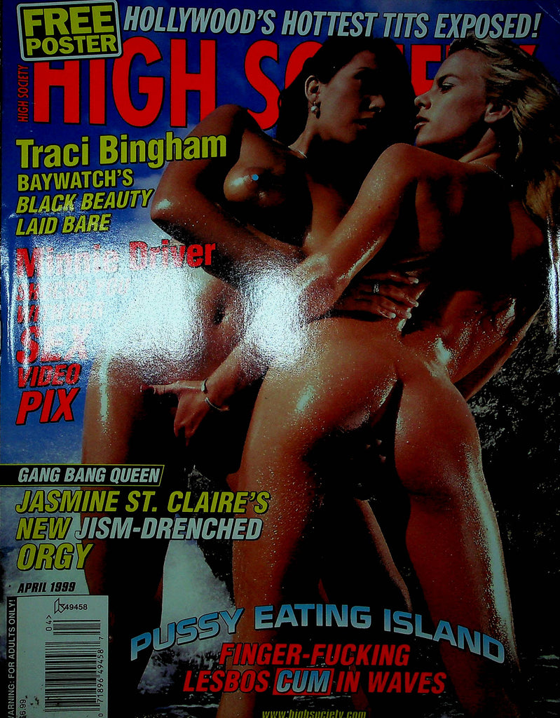 High Society Magazine Traci Bingham & Minnie Driver April 1999 121022RP