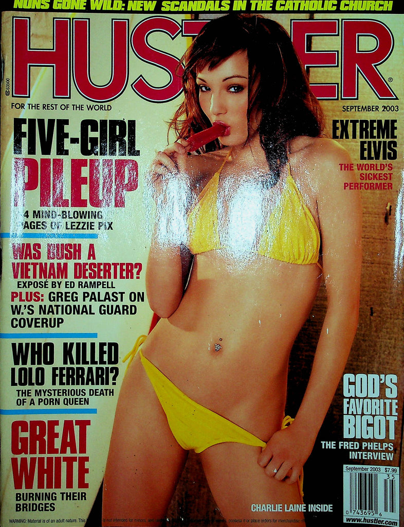 Hustler Magazine Fred Phelps Interview & Melody Max September 2003 122022RP