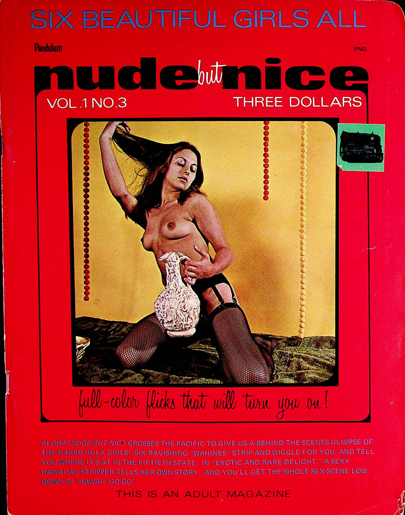 Nude But Nice Magazine  Aloha Lil-Girl Of Decisions  vol.1 #3   1971 Pendulum     062722lm-p