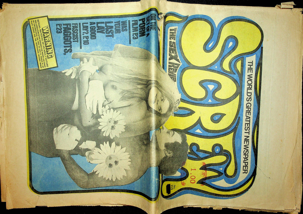 Screw Newspaper Magazine On The Set Of A Porn Film No.113 May 1971 011023RP