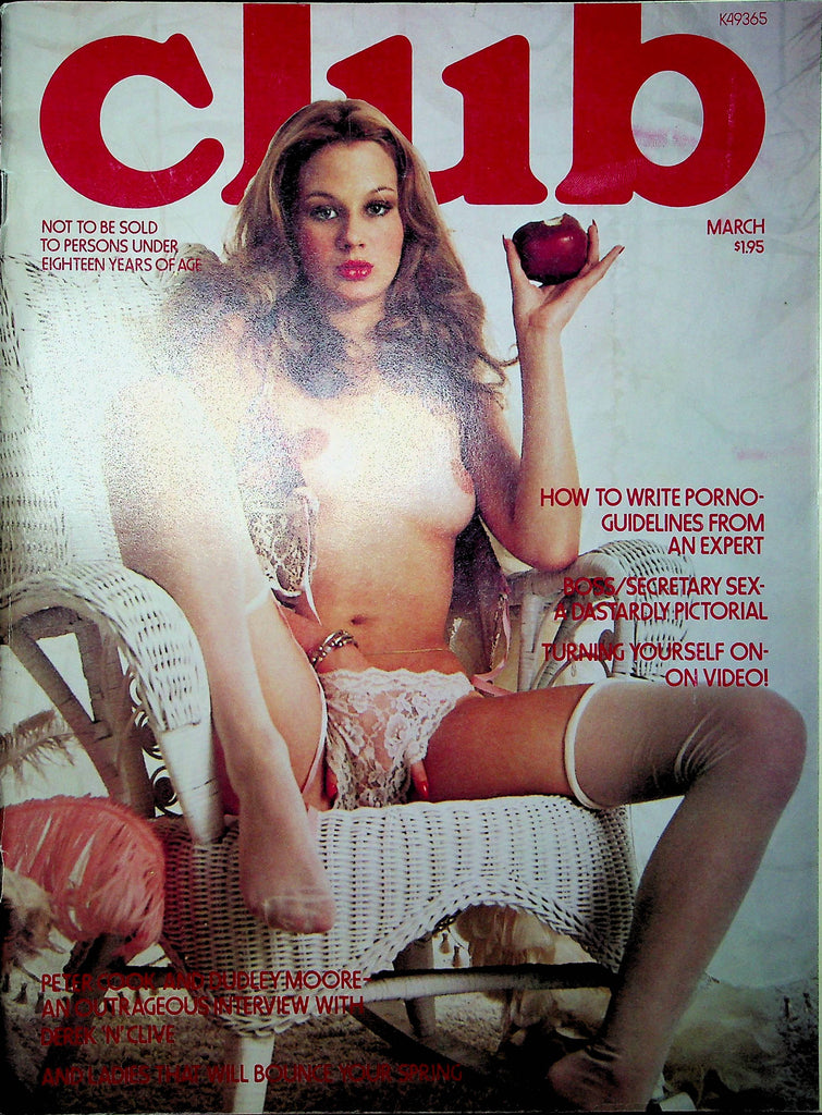 Club Magazine Peter Cook & Dudley Moorre & Derek N Clive March 1977 010923RP