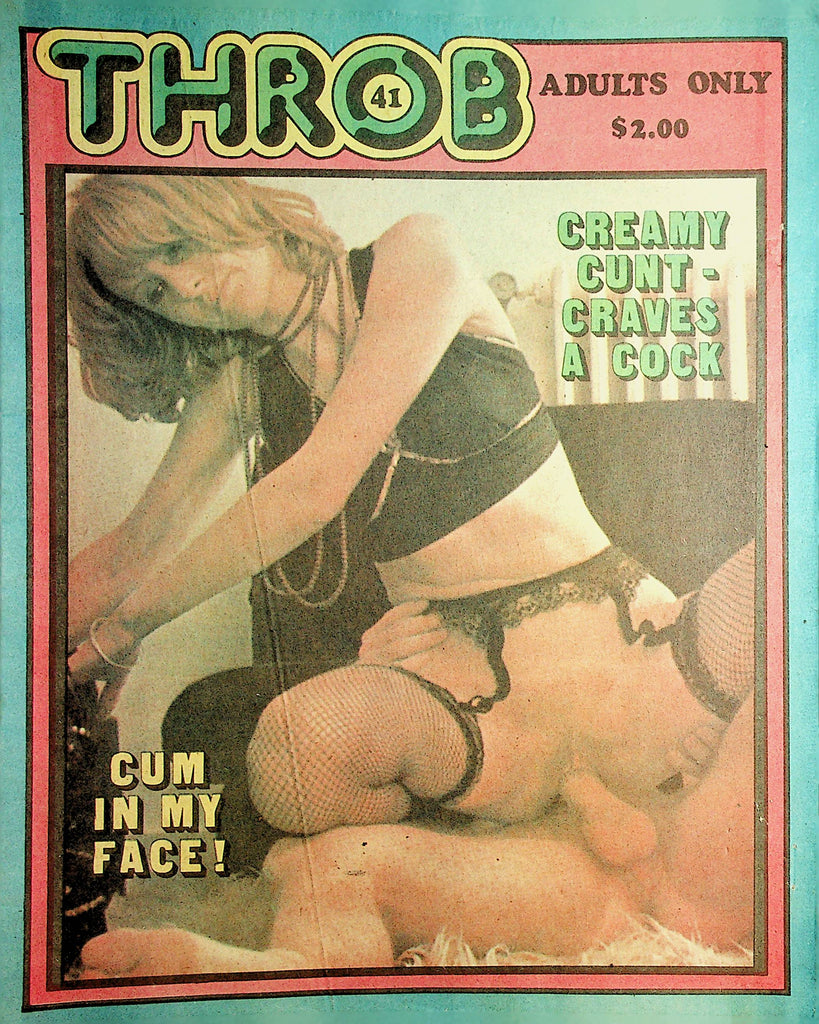 Throb Magazine  Creamy Cunt - Craves A Cock  #41 1978   061721lm-dm