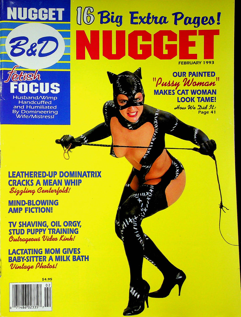 Nugget Magazine B&D Fetish Focus Pussy Woman February 1993 012723RP