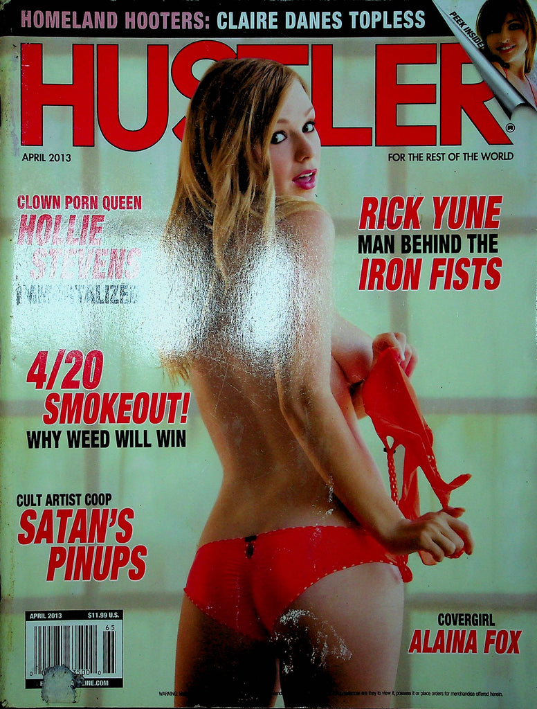 Hustler Magazine Hollie Stevens & Rick Yune & Alaina Fox April 2013 010423RP