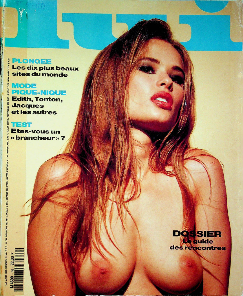 Lui French Magazine Aout 1991 No.46 111022RP