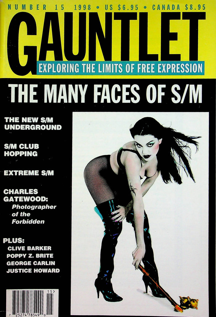 Gauntlet Adult Magazine The Many Faces Of S/M #15 1998 0628122RP