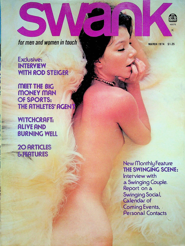 Swank Magazine Rod Steiger & Fiona March 1974 052322RP