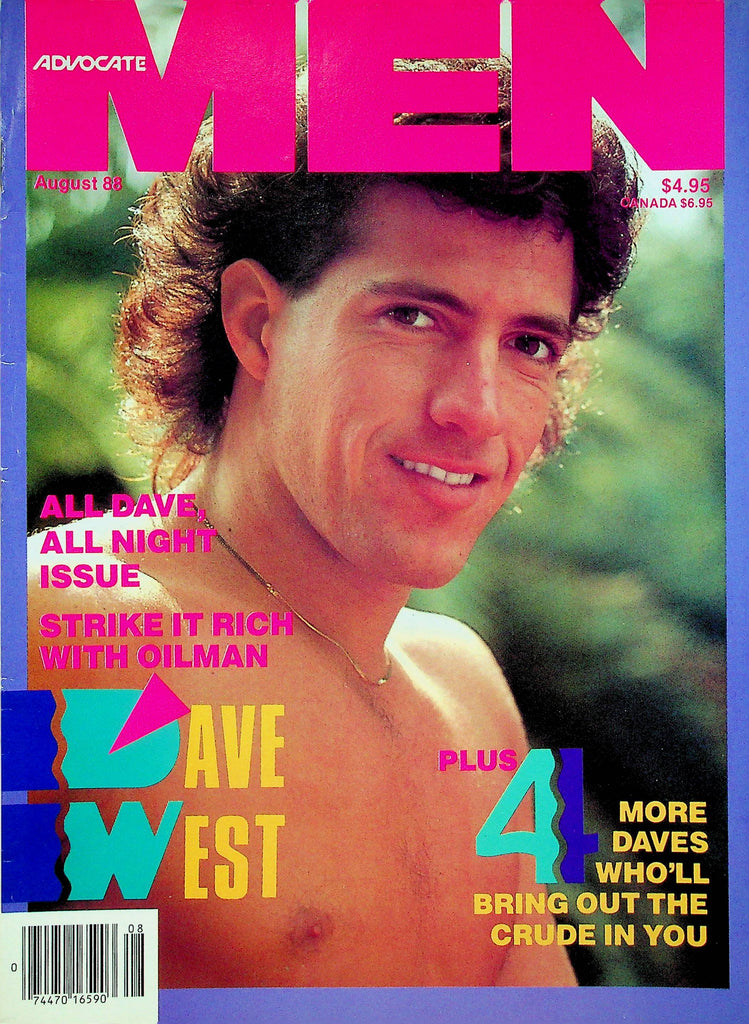 Advocate Men Magazine Dave West & Dave Trenton August 1988 061322RP