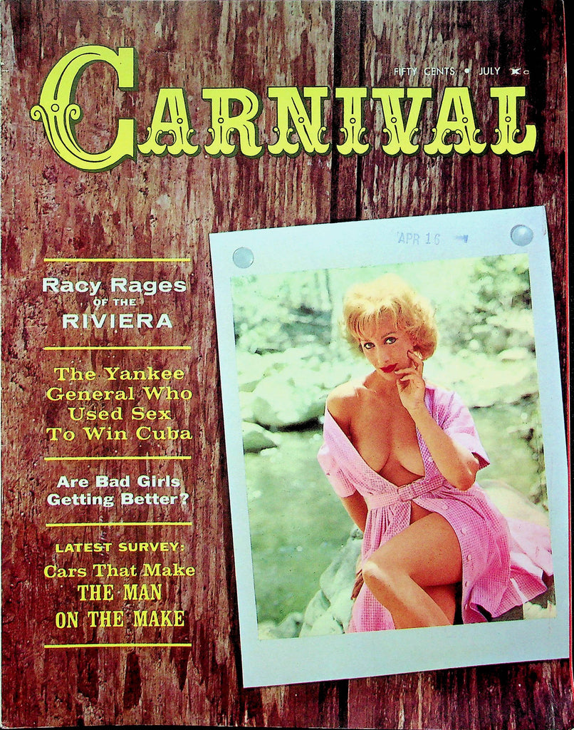 Carnival Magazine Racy Rages Of The Riviera July 1963 080522RP