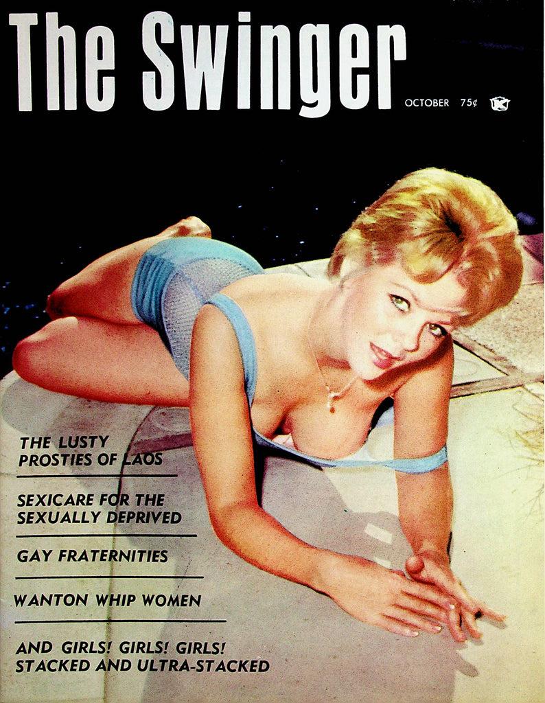 The Swinger Busty Magazine   Centerfold Girl Shirley October 1968