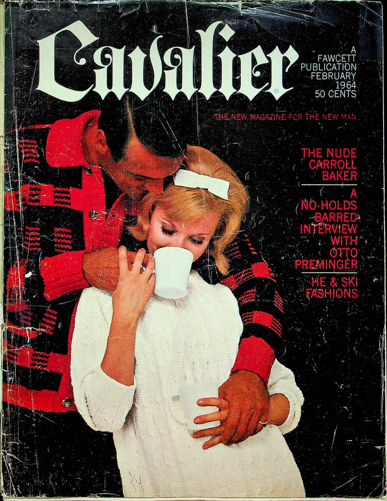 Cavalier Magazine The Nude Carroll Baker & Otto Preminger February 1964 080522RP