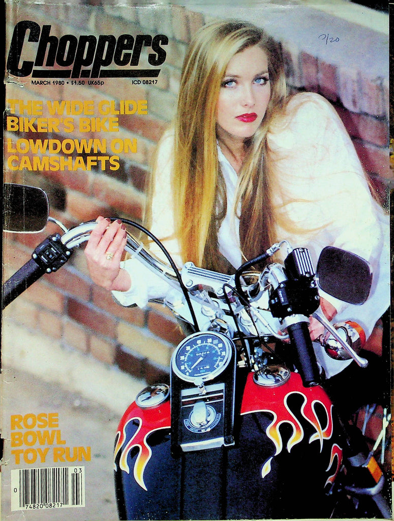 Choppers Magazine Lowdown On Camshafts & Wide Glide Bike March 1980  070722RP
