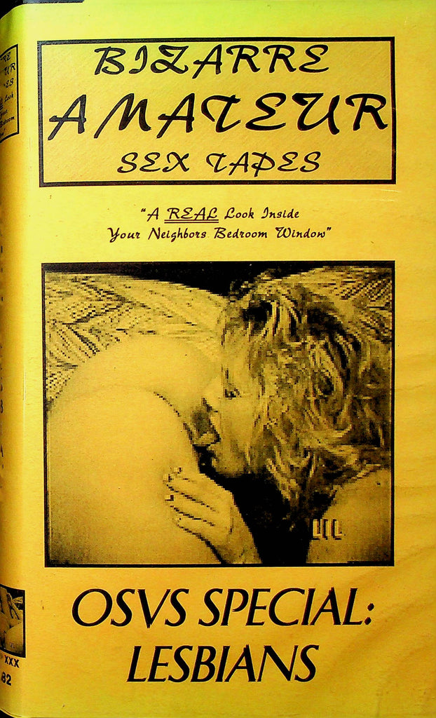 Adult VHS Movie Bizarre Amateur Sex Tapes OSVS Special: Young Lesbians 031323RPVHS2
