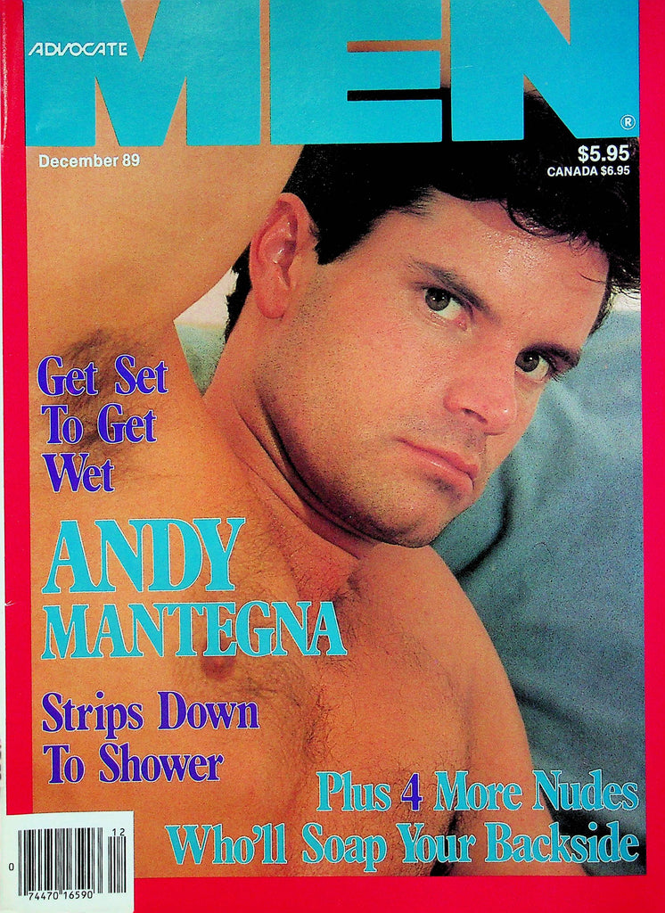 Advocate Men Magazine Andy Mantegna & Steve Cort December 1989 013126lmp