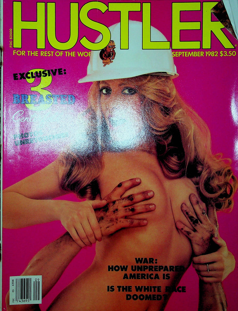 Hustler Magazine 3 Breasted Centerfold & David Duke Interview September 1982 121422RP
