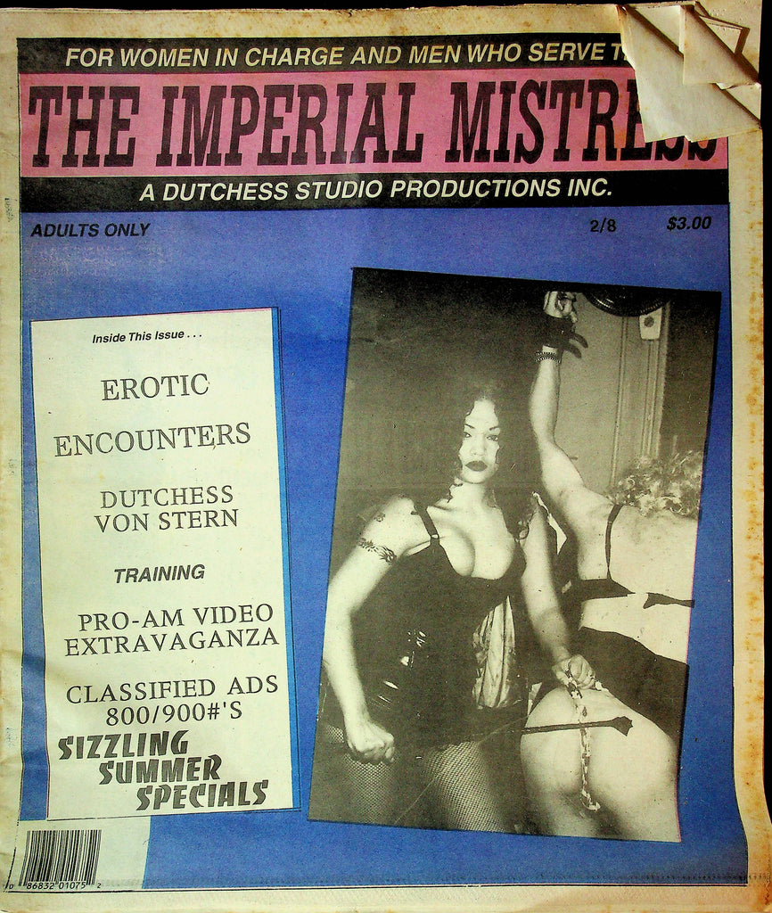 Swinger Magazine The Imperial Mistress Oversized Magazine Vol.2 No.8 021023RP