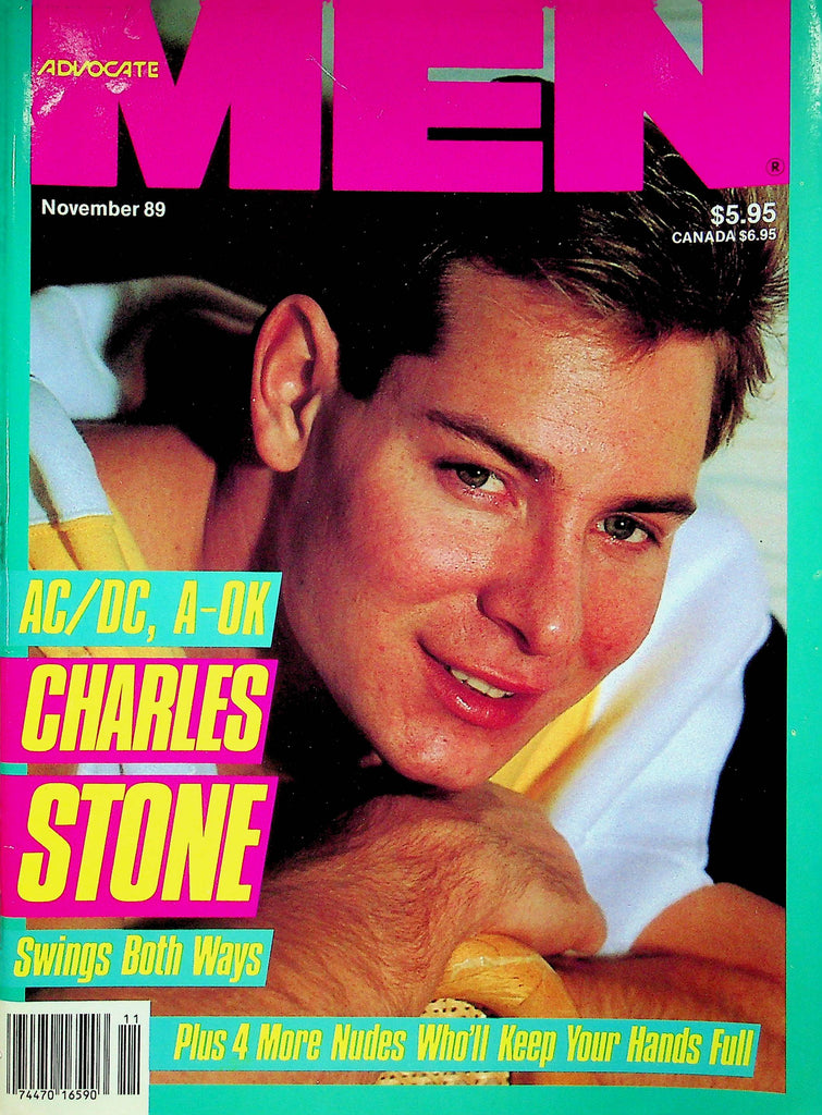 Advocate Men Magazine Charles Stone & Wayne Clayton & Turk Gorky November 1989 061322RP