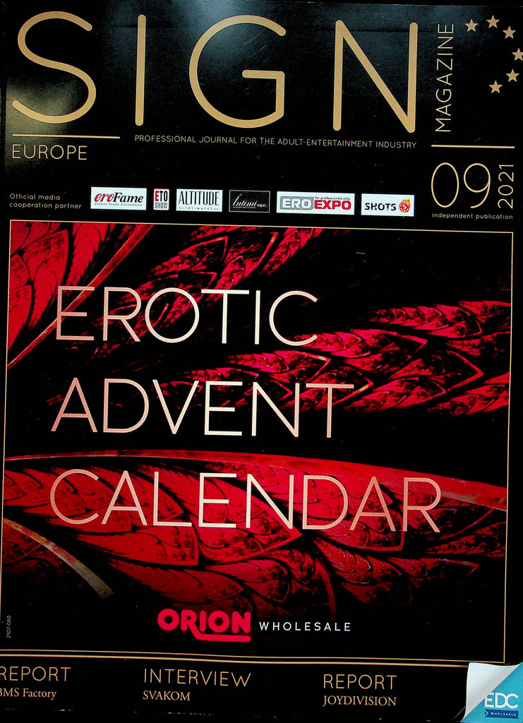 Sign Europe Magazine Adult Entertainment Erotic Advent Calendar September 2021 042922RP