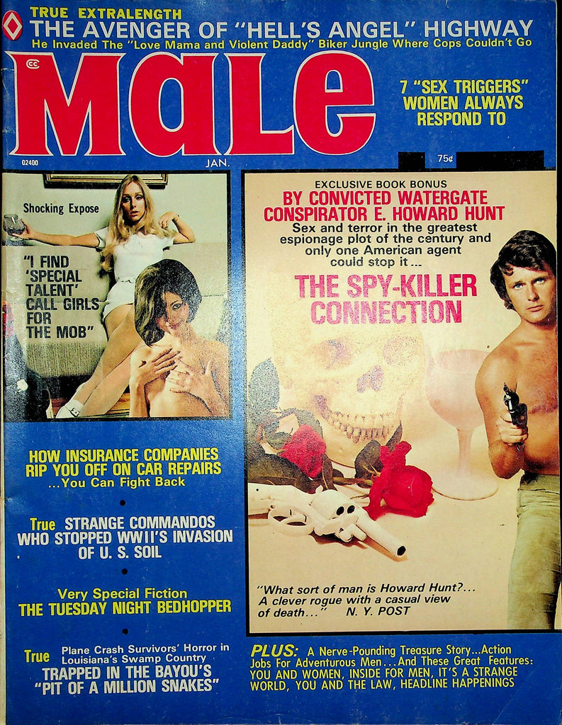 Male Magazine Special Talent Call Girls For The Mob January 1974 100422RP