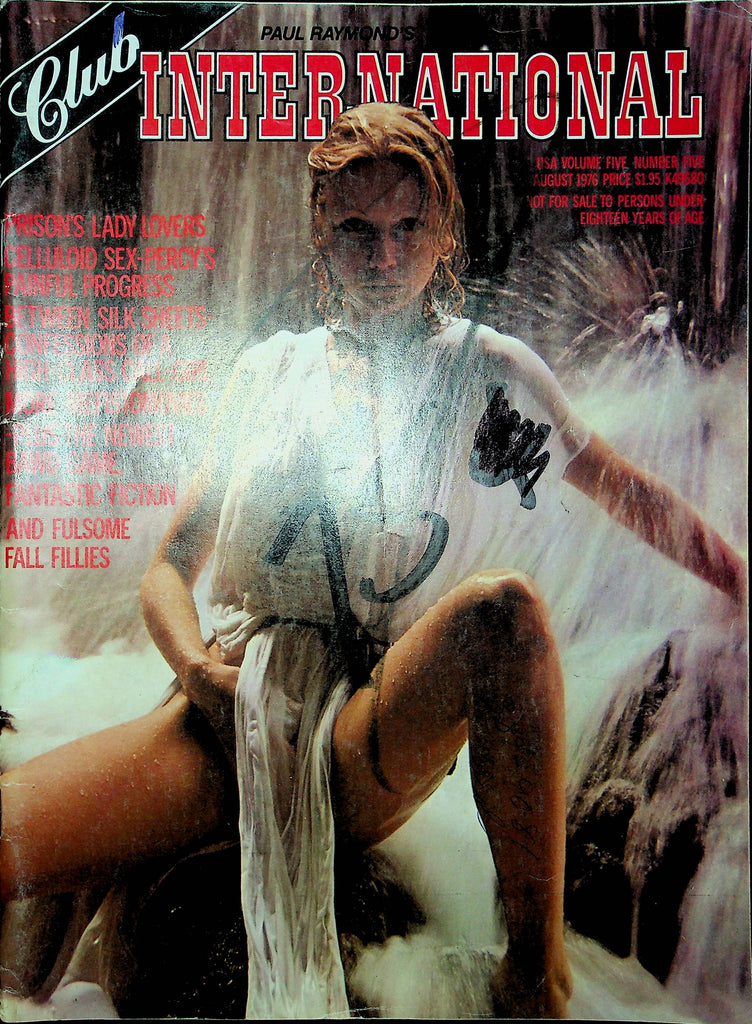 Club International Magazine Libby Andrea & Melinda August 1976 010923RP