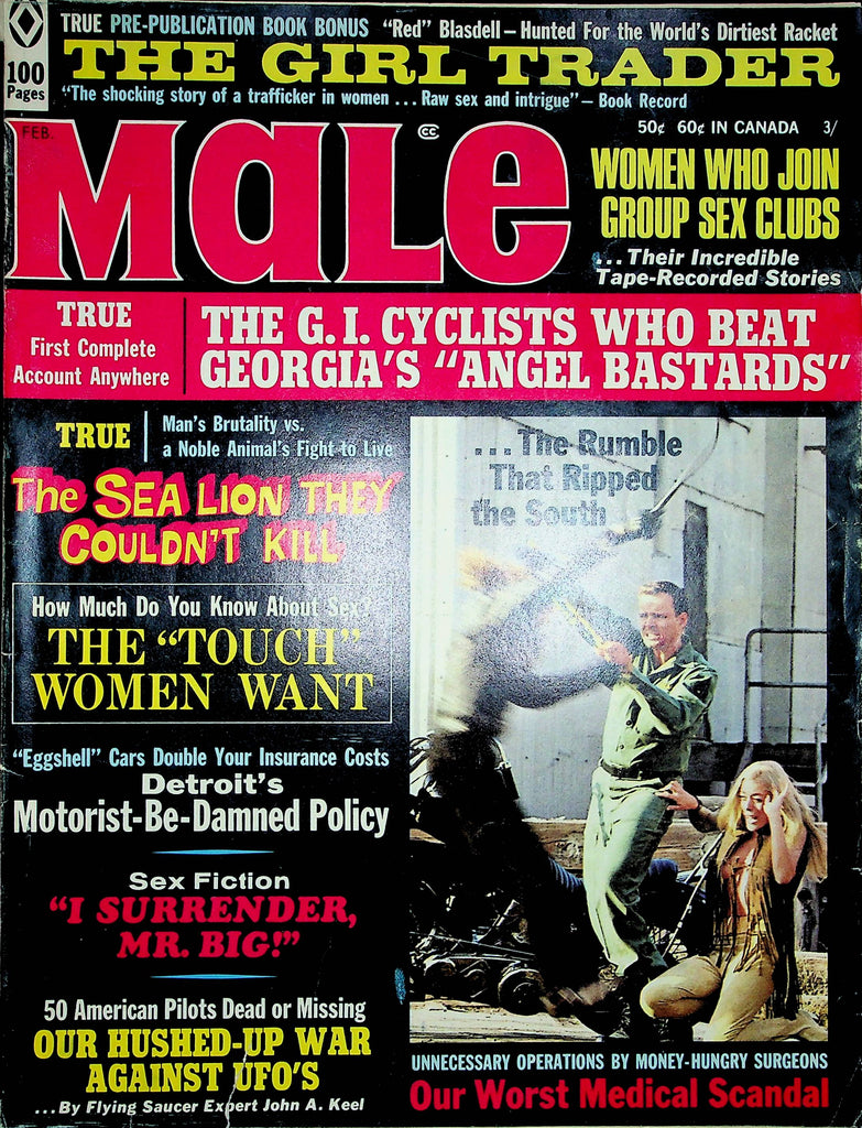 Male Magazine Group Sex Clubs February 1971 100422RP