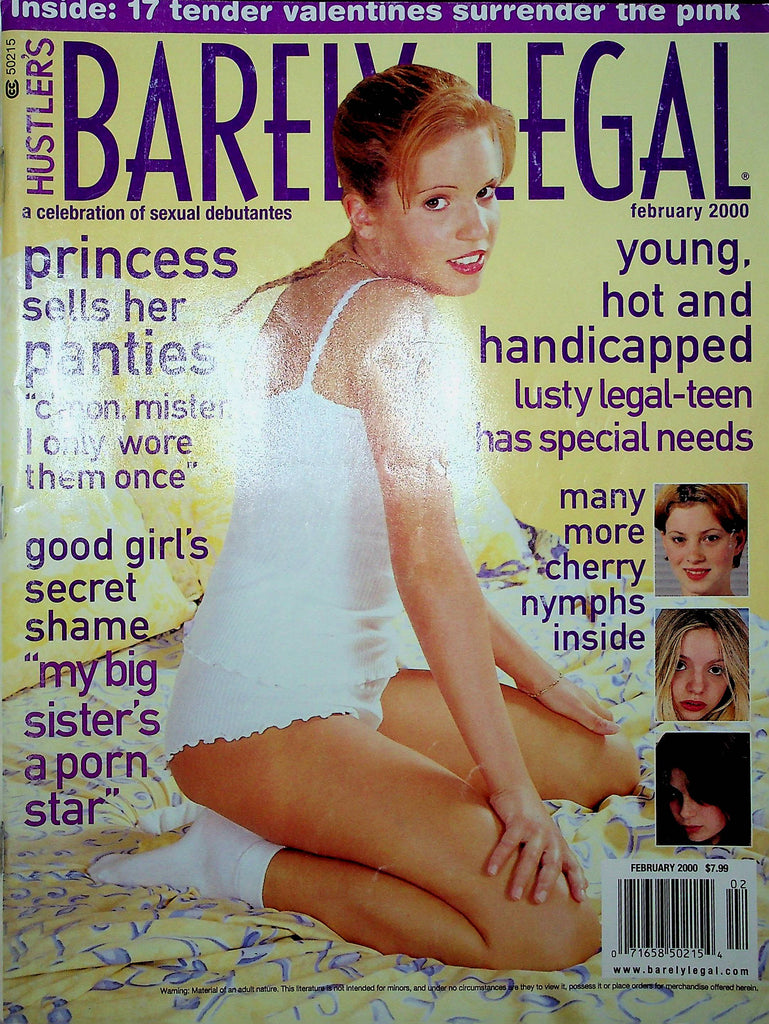 Hustler Barely Legal Magazine Moxie Penny & Jasmine February 2000 123022RP