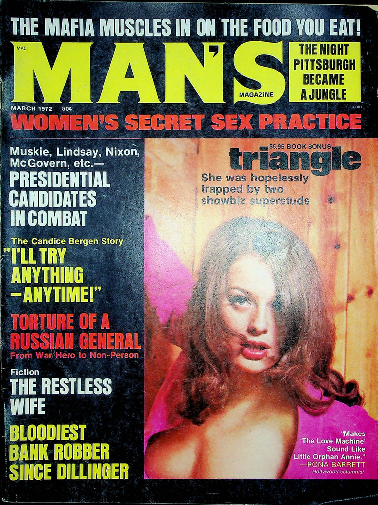 Man's Magazine Women's Secret Sex Practice March 1972 100422RP