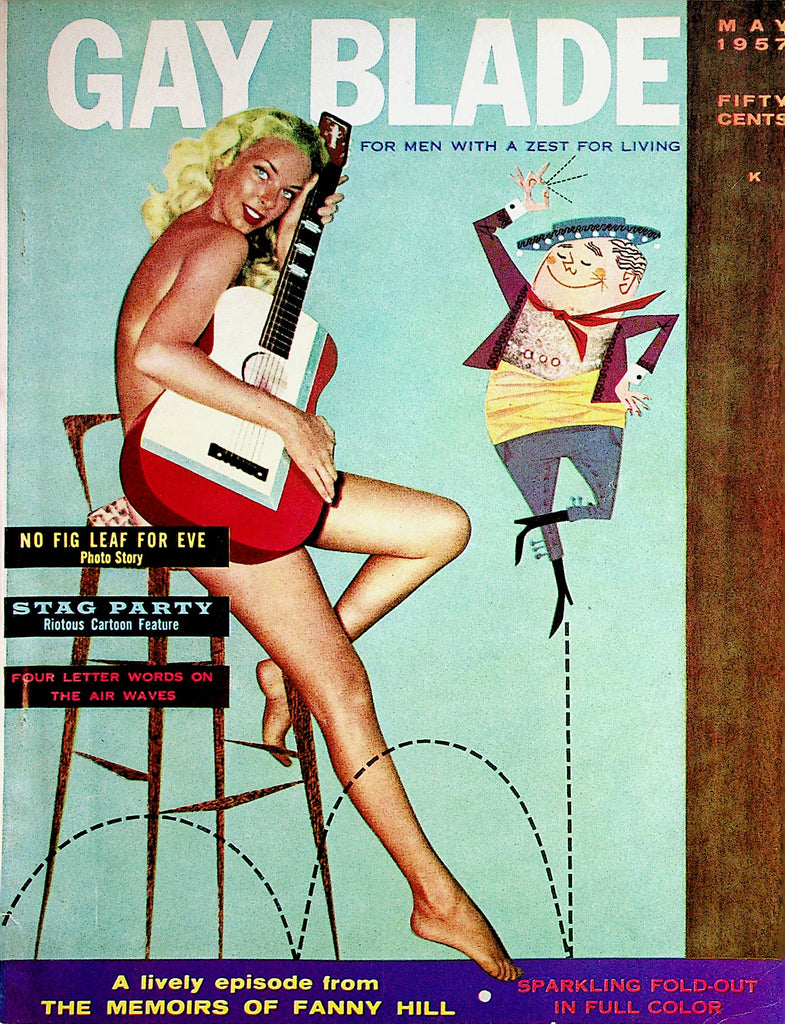 Gay Blade Vintage Magazine  Nona Van Tosh   May 1957    062822lm-p2