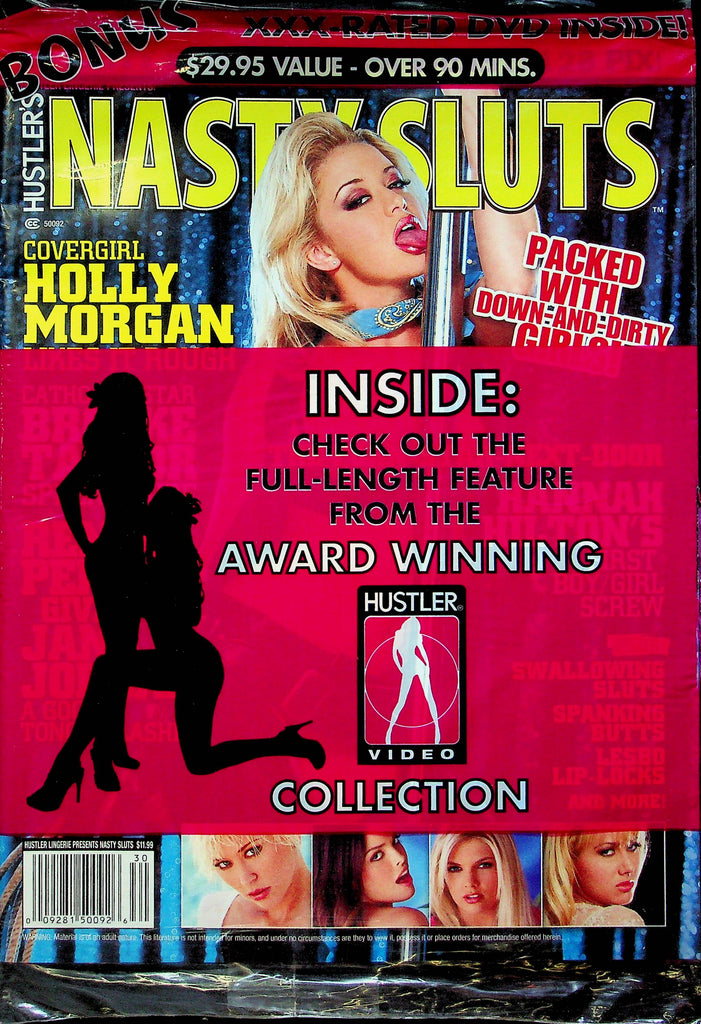 Hustler's Nasty Sluts Magazine Holly Morgan & Brooke Taylor 2010s W/DVD 092722RP