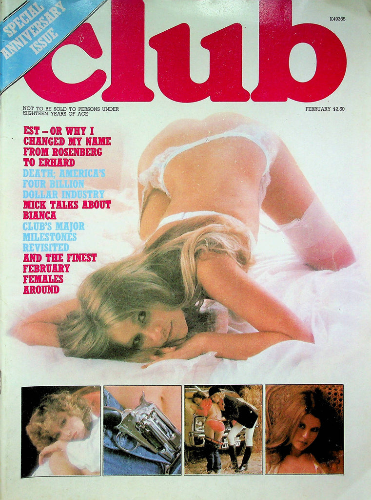 Club Magazine Marnie & Mick Jagger Interview February 1978 081922RP