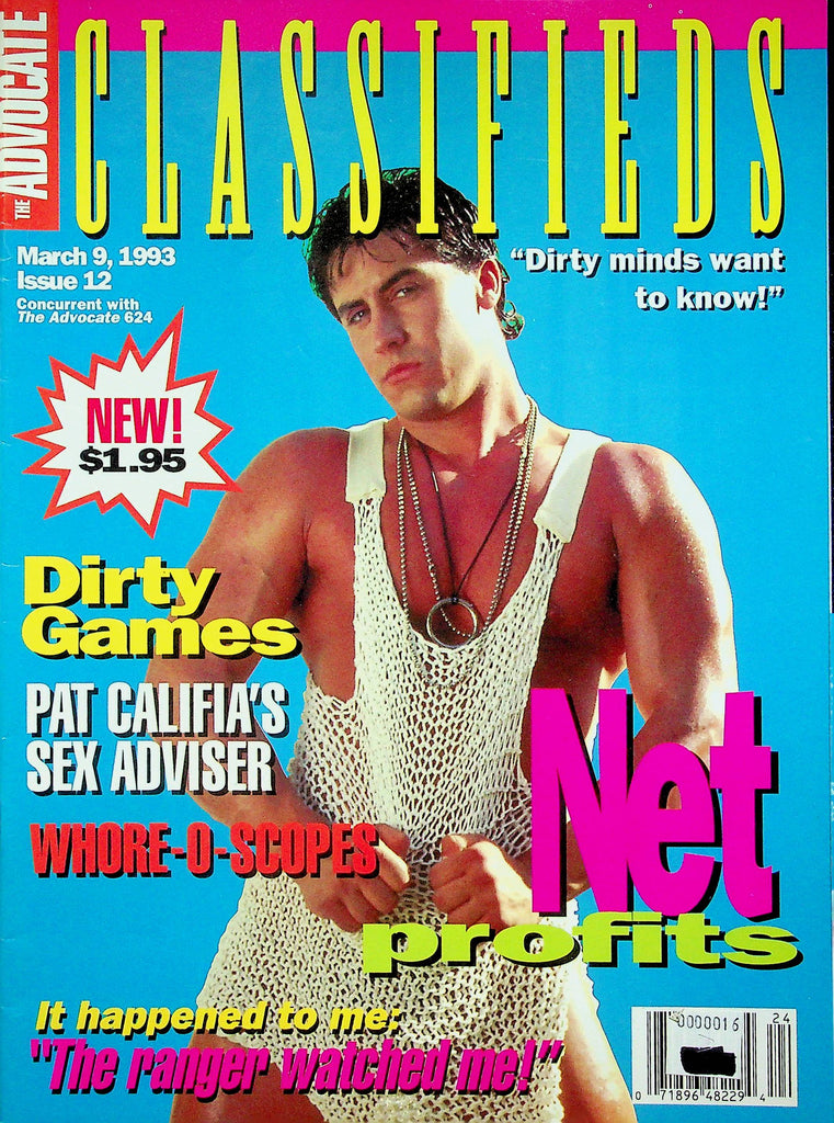 Classifieds Magazine Pat Califia & Rexx Read March 9 1993 0621122RP