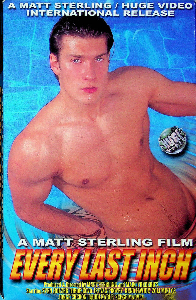 Gay Adult VHS Movie Every Last Inch Ft. Sven Holzer & Tibor Kovo 2000 By Matt Sterling Films 032223RPVHS3