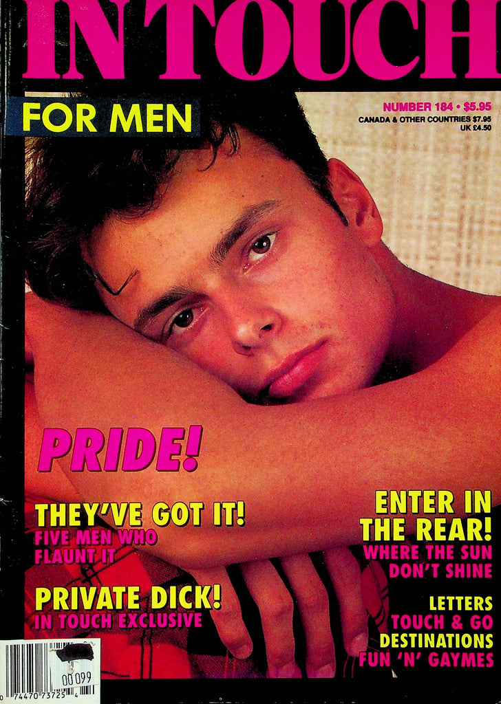 In Touch Adult Magazine Ken Masters Max Bronner #184 June 1992 062022RP