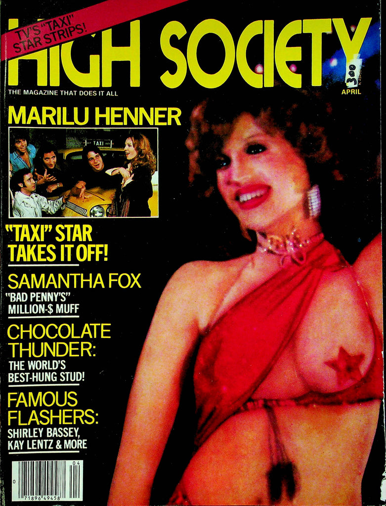 High Society Magazine Marilu Henner & Samantha Fox April 1980 061522RP