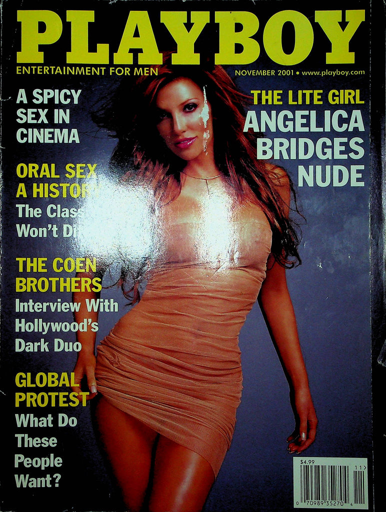 Playboy Magazine Angelica Bridges & Will Ferrell November 2001 012023RP