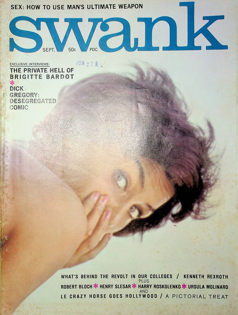 Swank Magazine Brigitte Bardot & Seduction Of Sara September 1961 012023RP