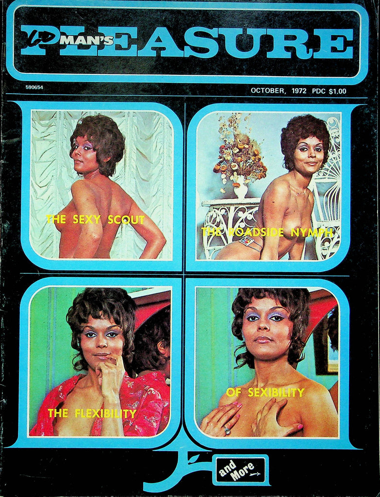 Man's Pleasure Magazine The Roadside Nymph October 1972 061622RP