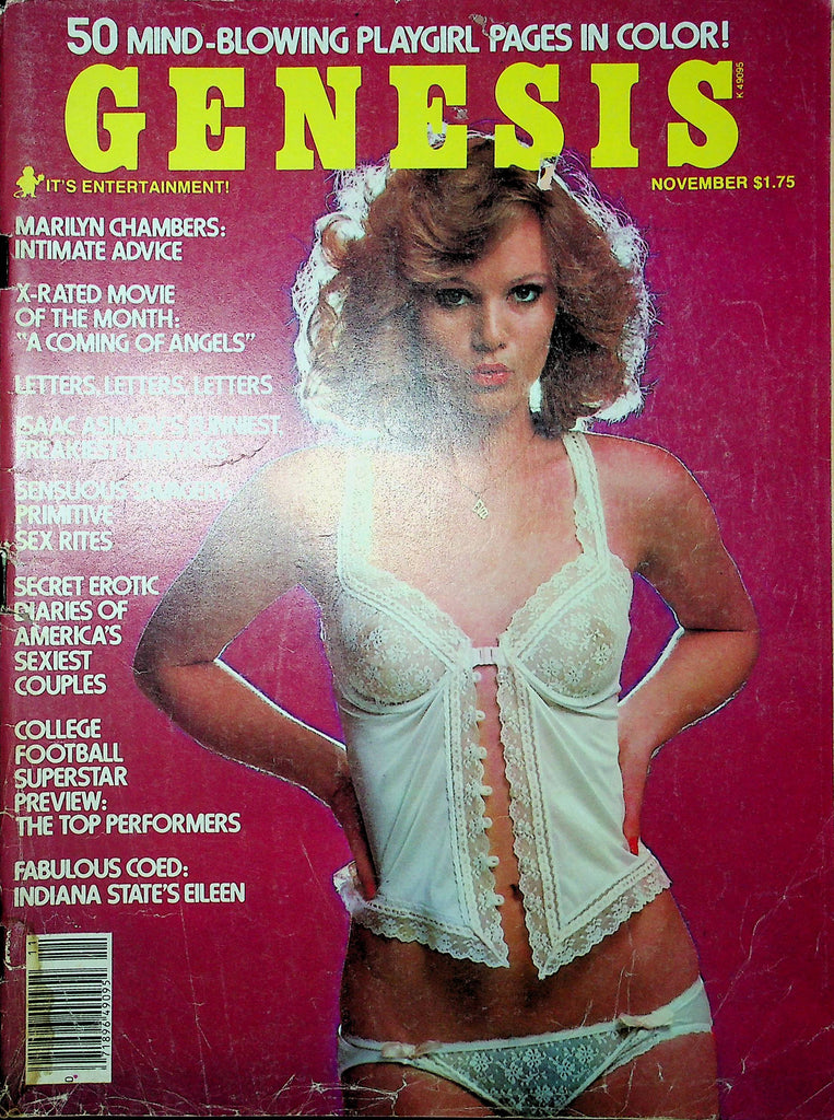 Genesis Magazine Marilyn Chambers & Porsche 928 & Isaac Asimov November 1977 010723RP
