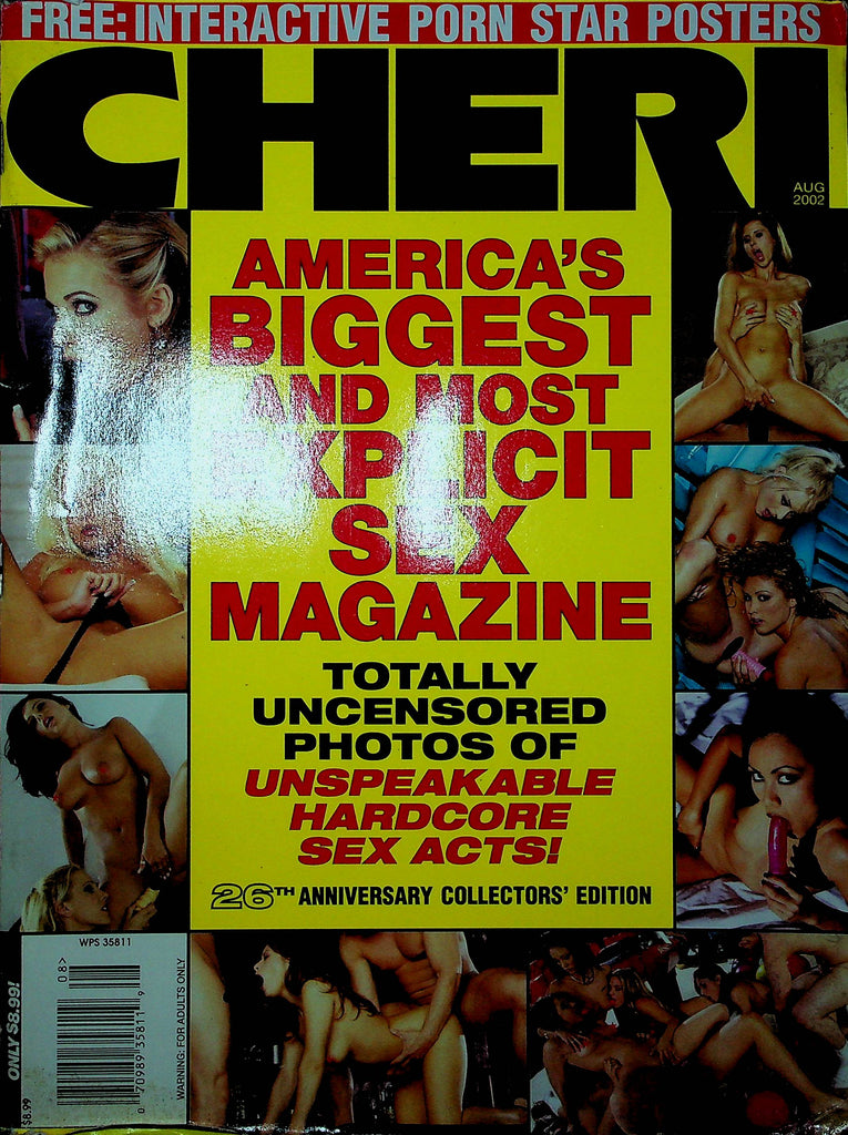 Cheri Magazine 26th Anniversary Edition August 2002 122022RP
